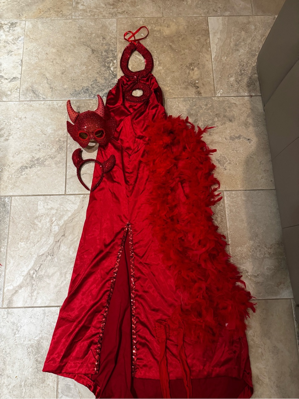Red Sexy Devil Costume Set for Woman- Brand: